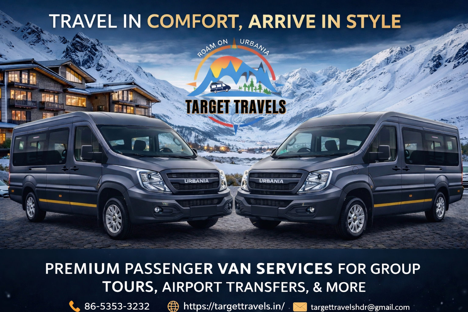 Urbania van rental in Haridwar